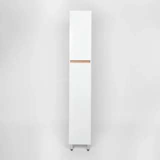 Шкаф-пенал для ванной VIANT Мальта белый, дуб вотан